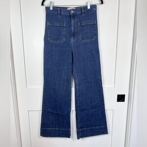 Jeanerica SW012  St Monica Vintage 95 Organic Cotton Flare Leg Jeans Size 25